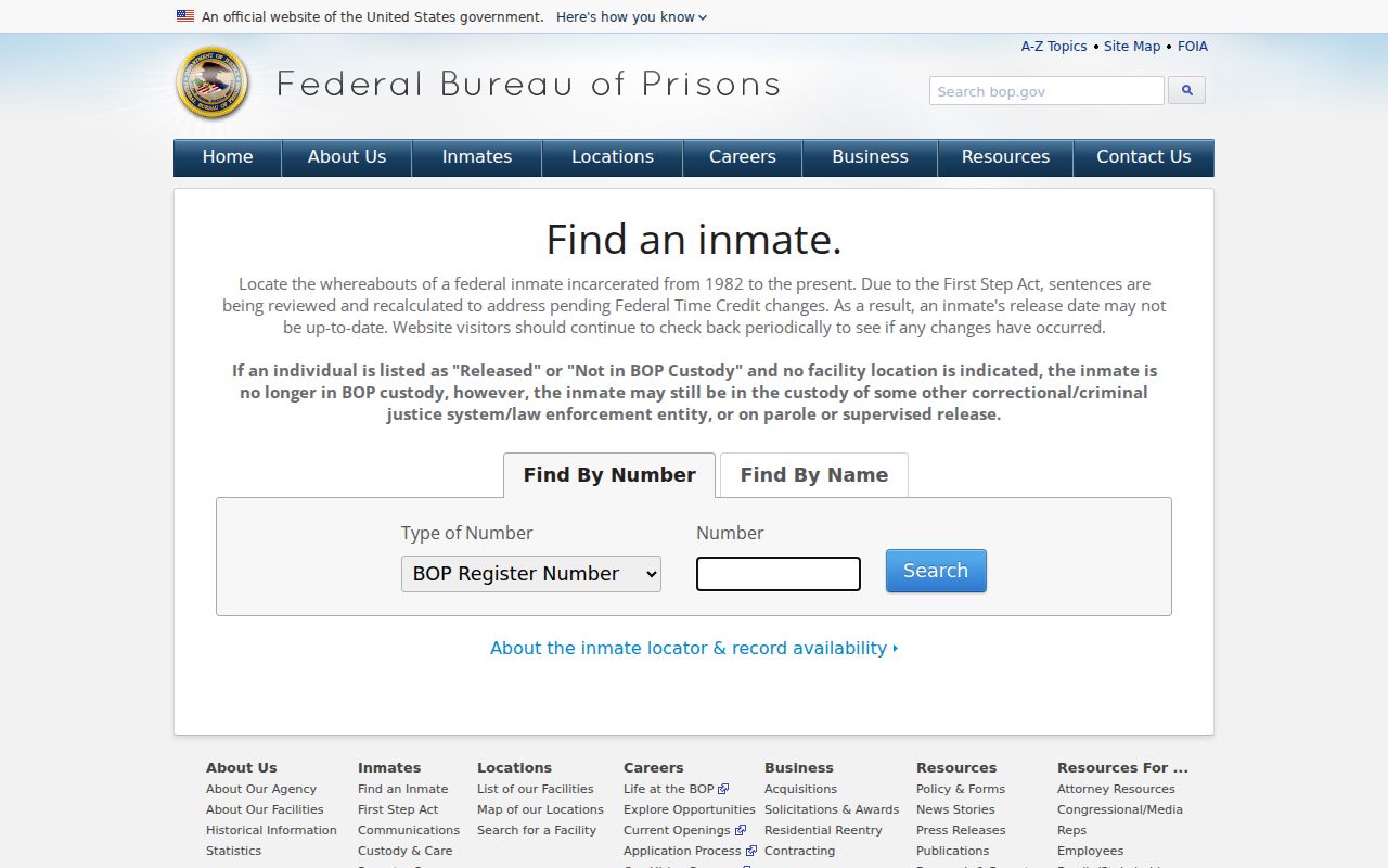 Federal inmate records separate from Kentucky criminal history systems